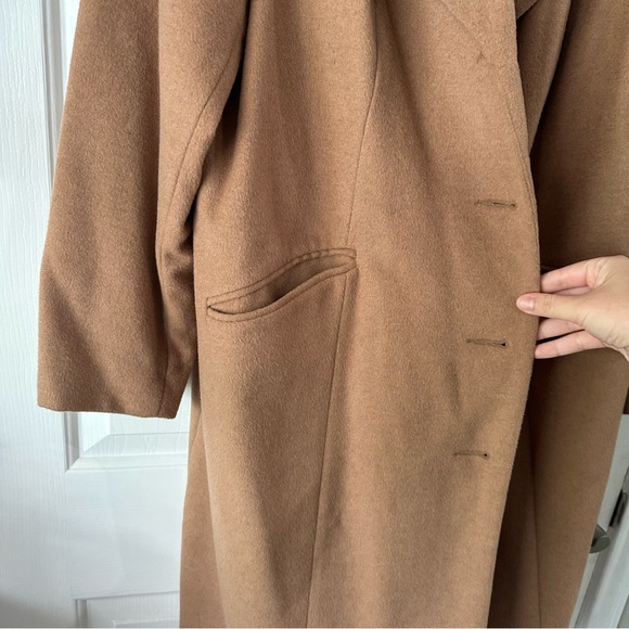 Jessica London Full Length Wool Blend Pea Coat - Picture 8 of 13